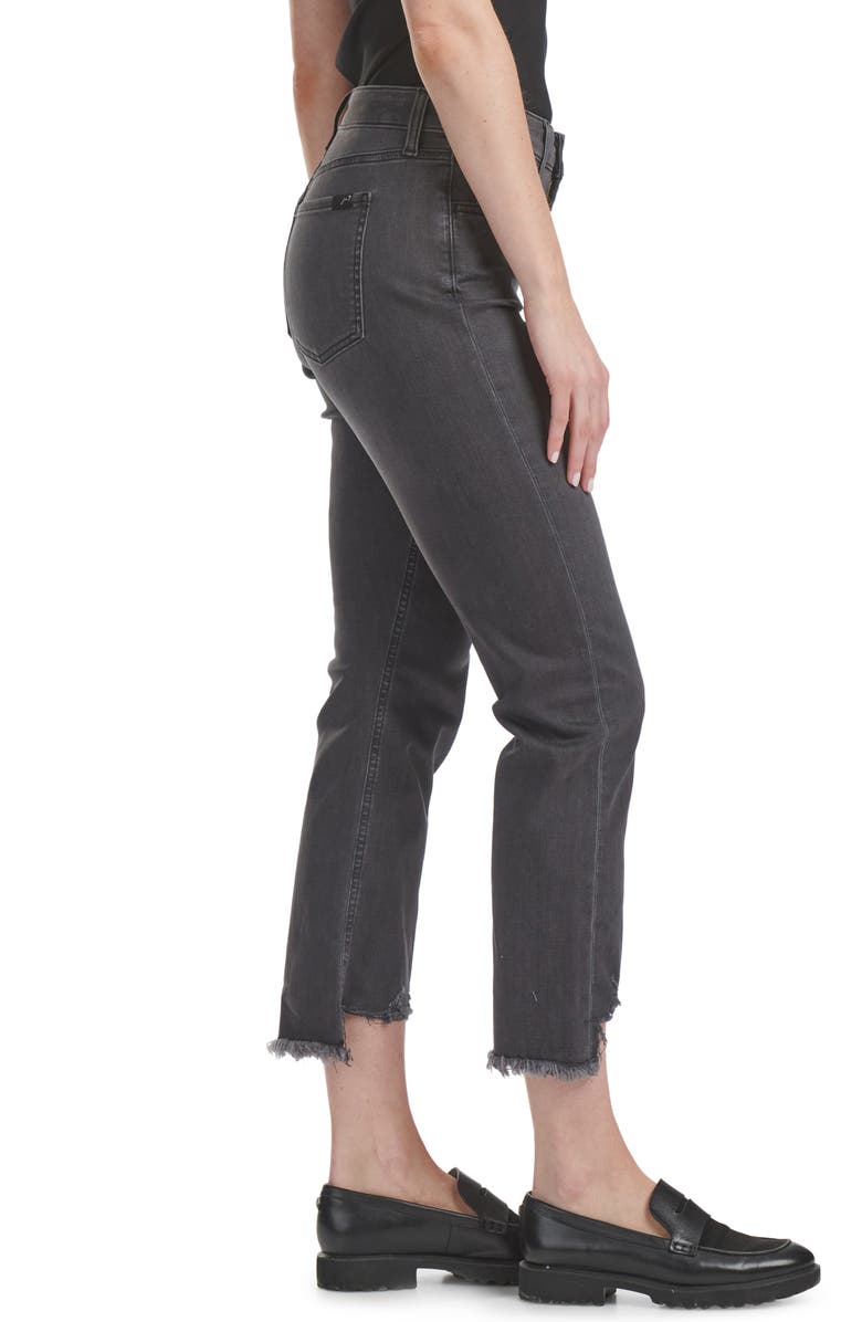 JEN7 by 7 For All Mankind Destroyed Step Hem Ankle Straight Leg Jeans, Alternate, color,