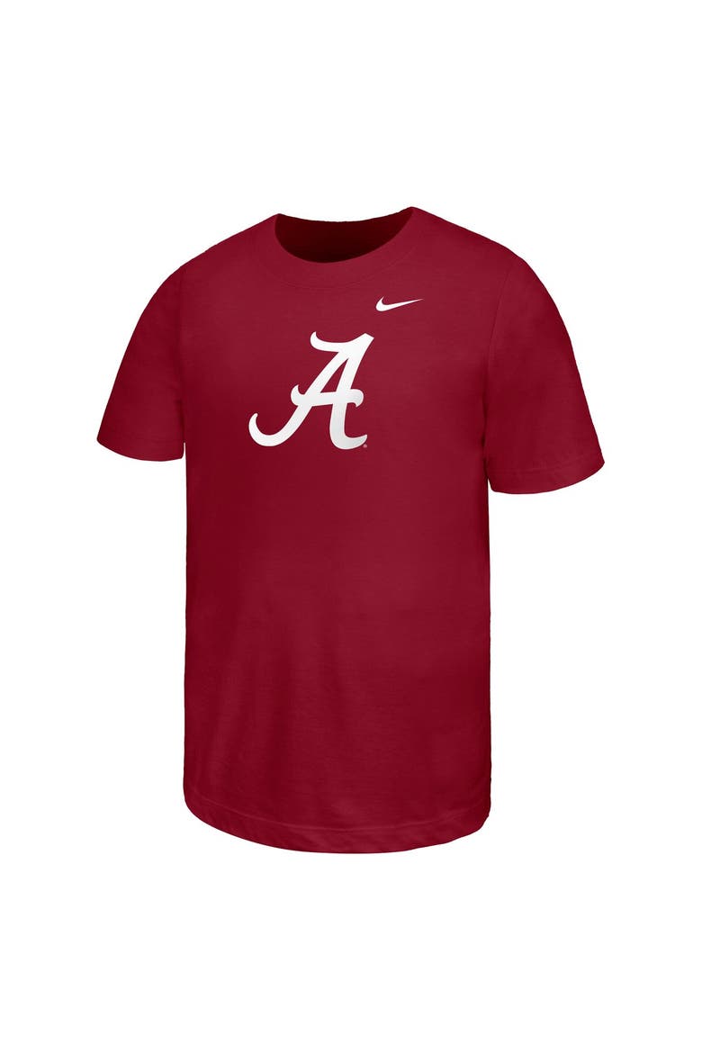 Youth Nike Crimson Alabama Crimson Tide Logo T-Shirt, Alternate, color, Crimson