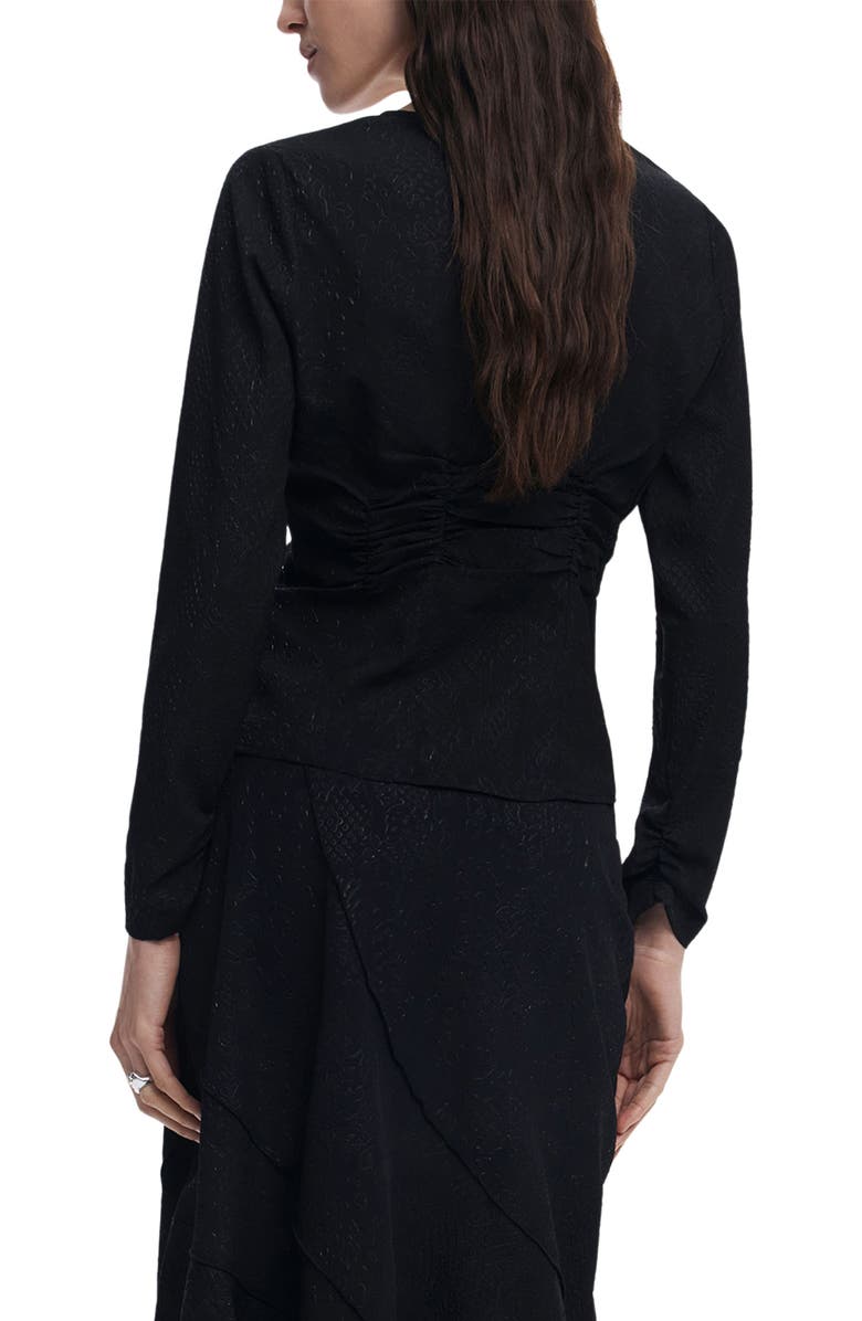 Desigual Ruched Top, Alternate, color, 