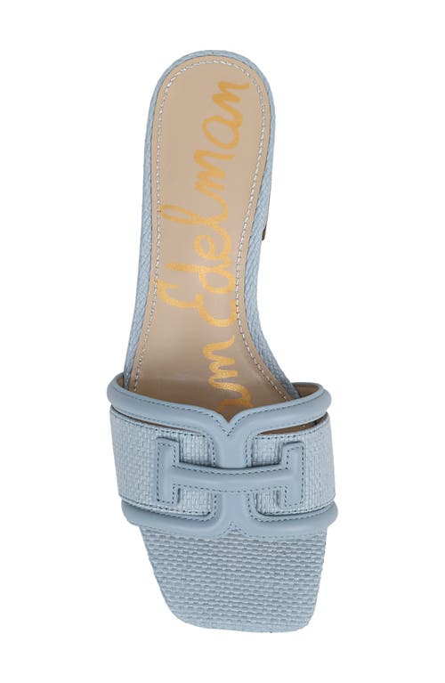 Sam Edelman Waylon Slide Sandal In Blue Breeze
