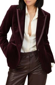 Reiss Elia Cotton Velveteen Blazer