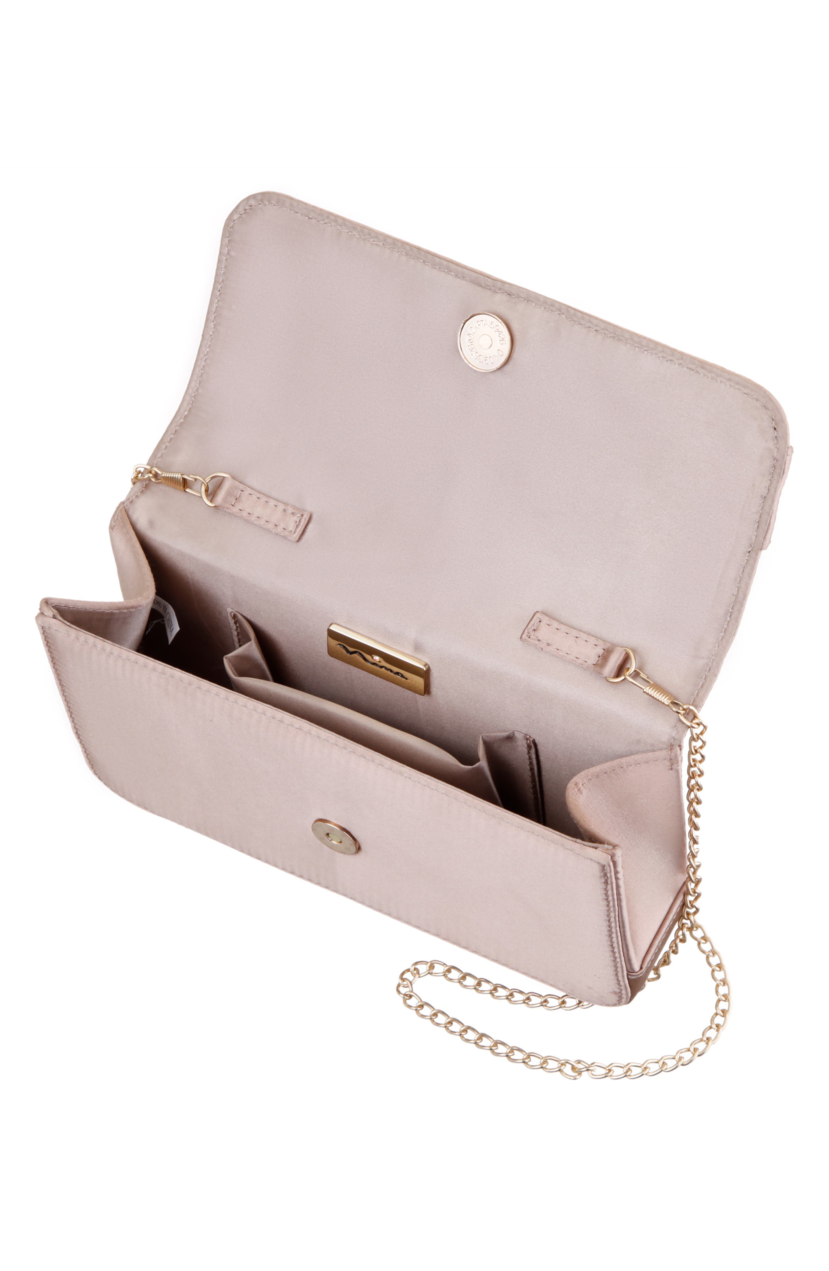 Nina Alina Clutch, Alternate, color, Honey