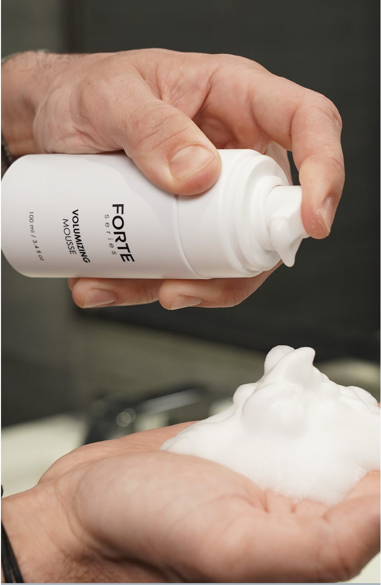 Forte Series Volumizing Mousse (3.4 fl oz), Instant Lift, Volume & Thickness., Alternate, color, White