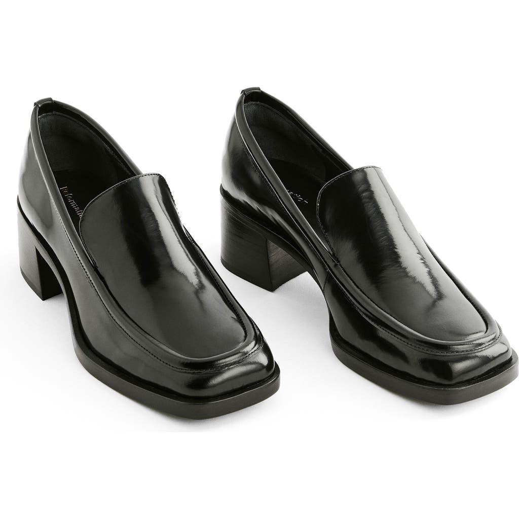 Reformation Noah Flare Heel Loafer