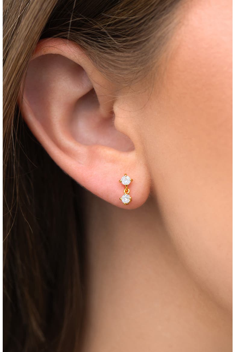 Crystal Dreams Stud Earrings, Alternate, color, GOLD