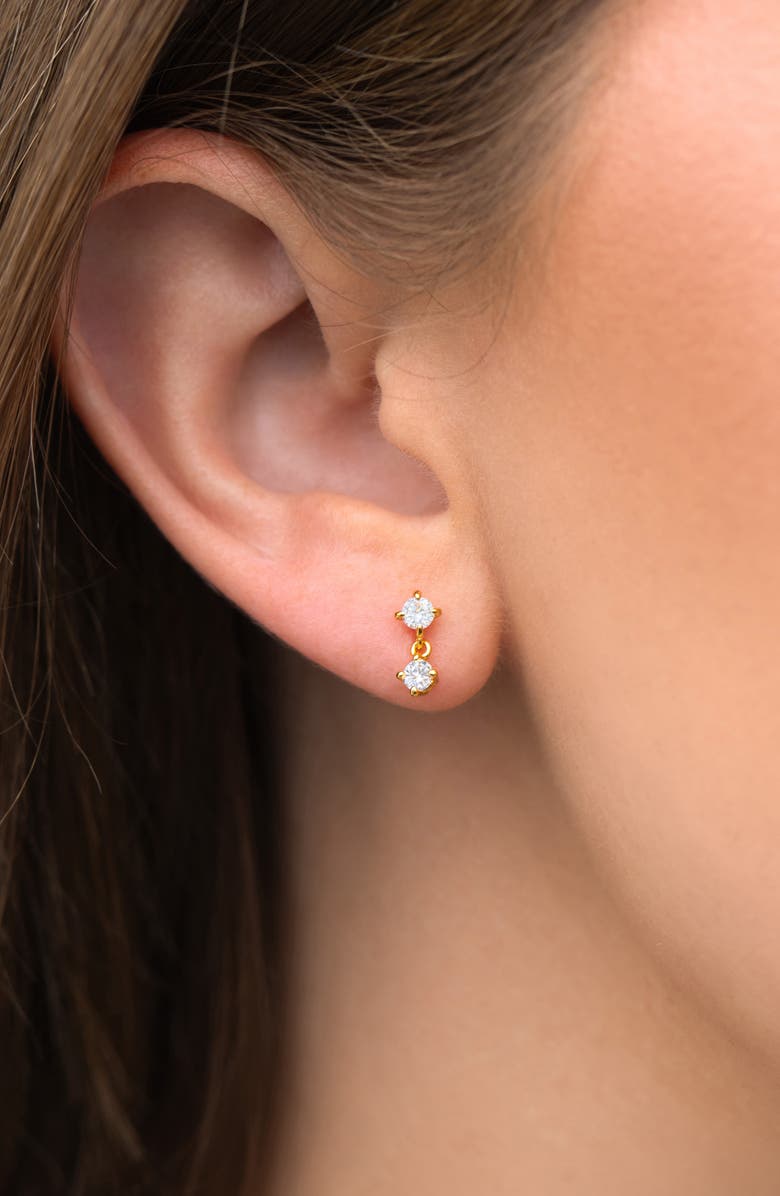 Girls Crew Crystal Dreams Stud Earrings, Alternate, color, Gold