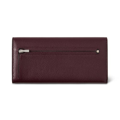 Mulberry Continental Wallet Black Cherry