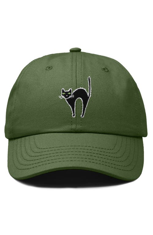 DALIX DALIX BLACK CAT EMBROIDERED CASUAL HAT 
