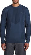 G-STAR 3D Biker Textureblock Crewneck Sweater