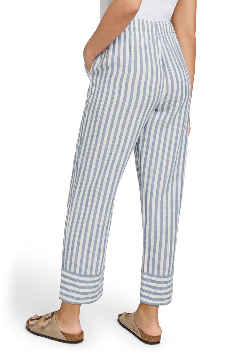 Faherty Pacific Beach Tie Waist Linen Blend Pants, Alternate, color,