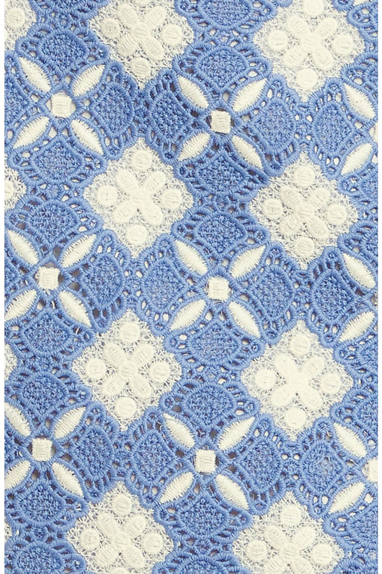 Lace Miniskirt, Alternate, color, BLUE