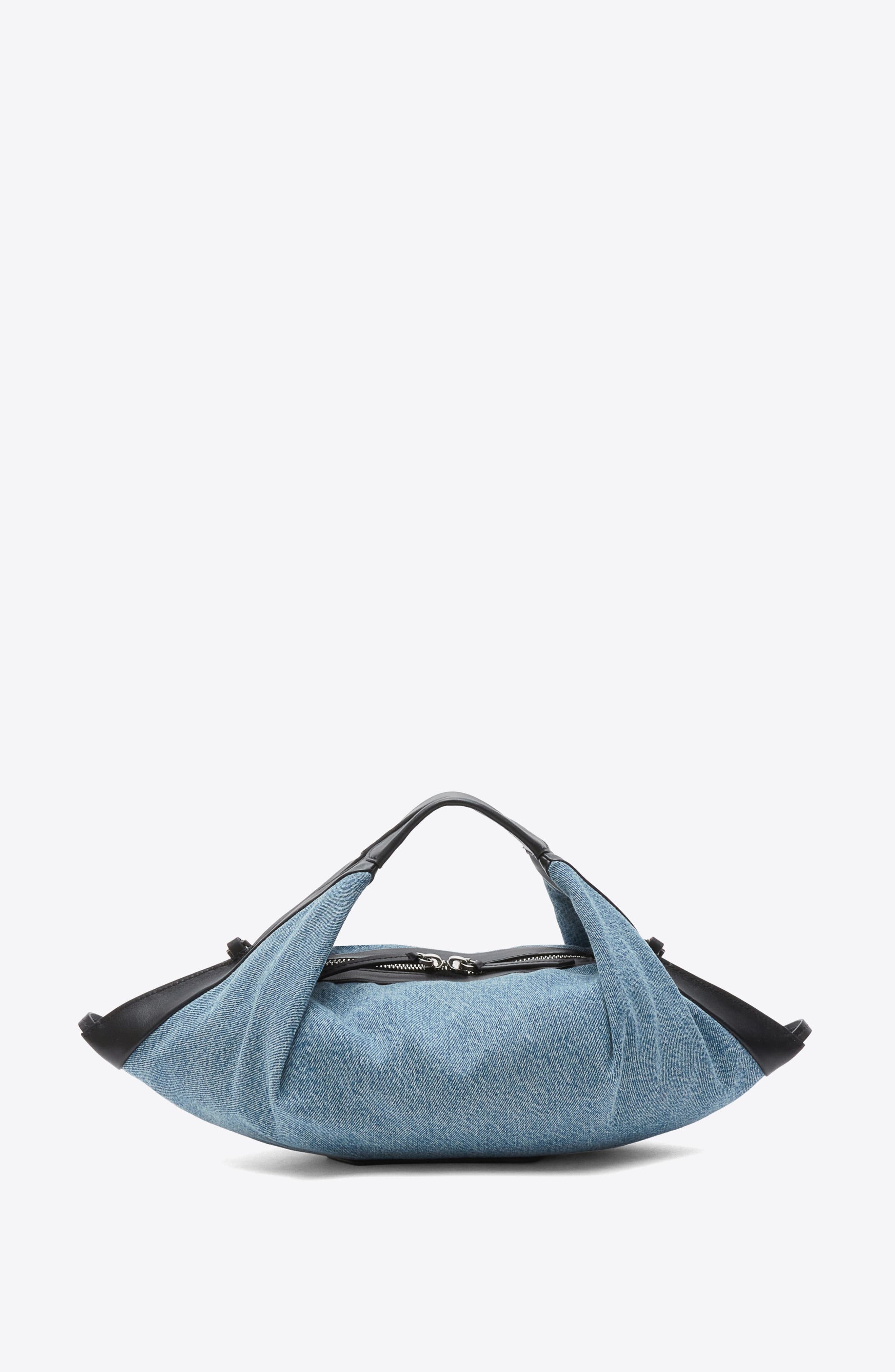 Luna Mini Denim Crossbody Bag, Main, color, Medium Indigo