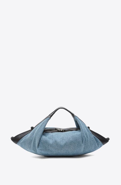 Luna Mini Denim Crossbody Bag