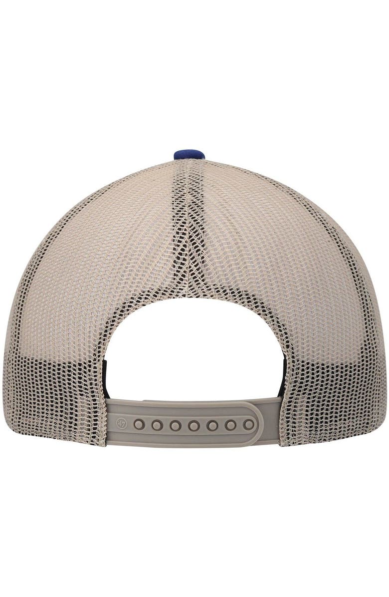 '47 Men's '47 Royal/Natural Los Angeles Dodgers Dodger Stadium Local Haven Trucker Snapback Hat, Alternate, color, 