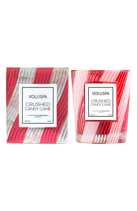 Crushed Candy Cane Boxed Classic Candle