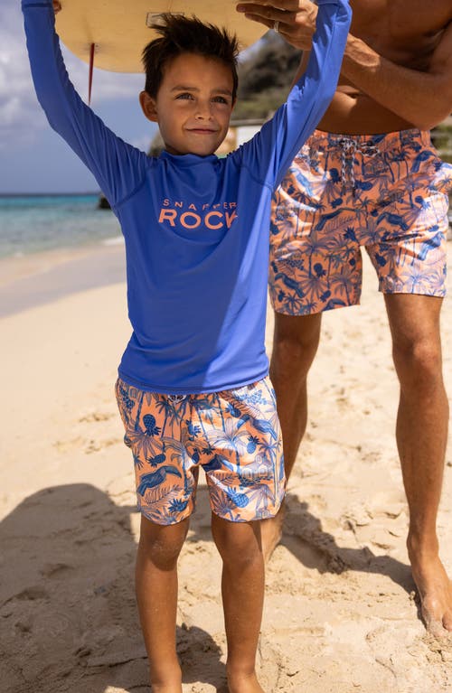 Snapper Rock Boys' Tropicana Vacay Sustainable Swim Short - Little Kid, Big Kid In Multi