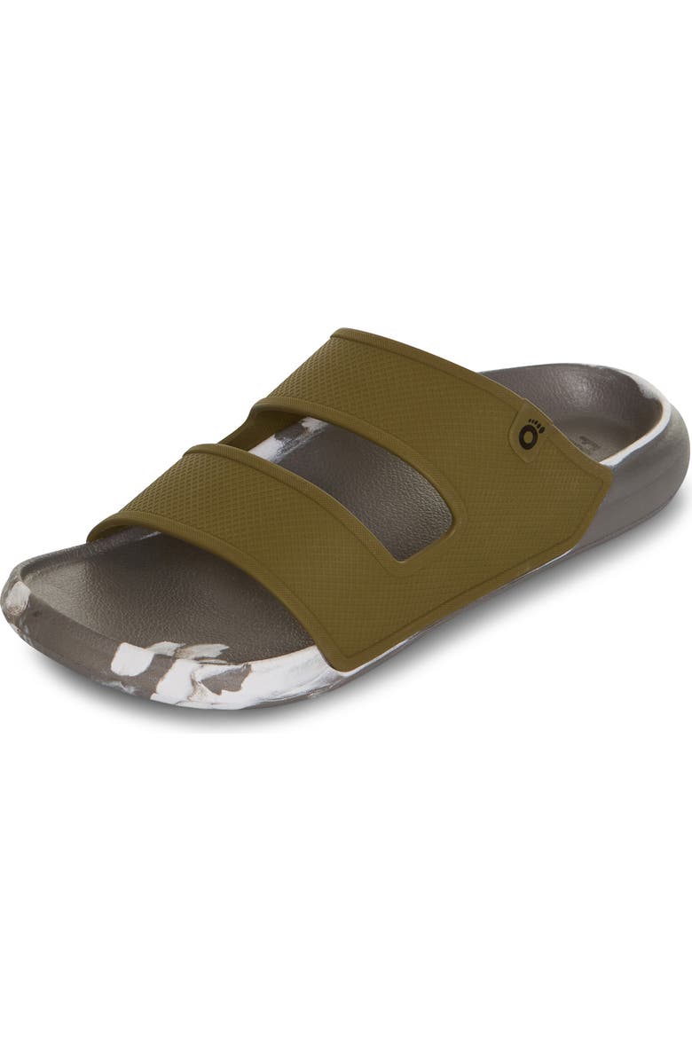 FLOOPI Charles Double Strap Slide Sandal, Main, color, Green