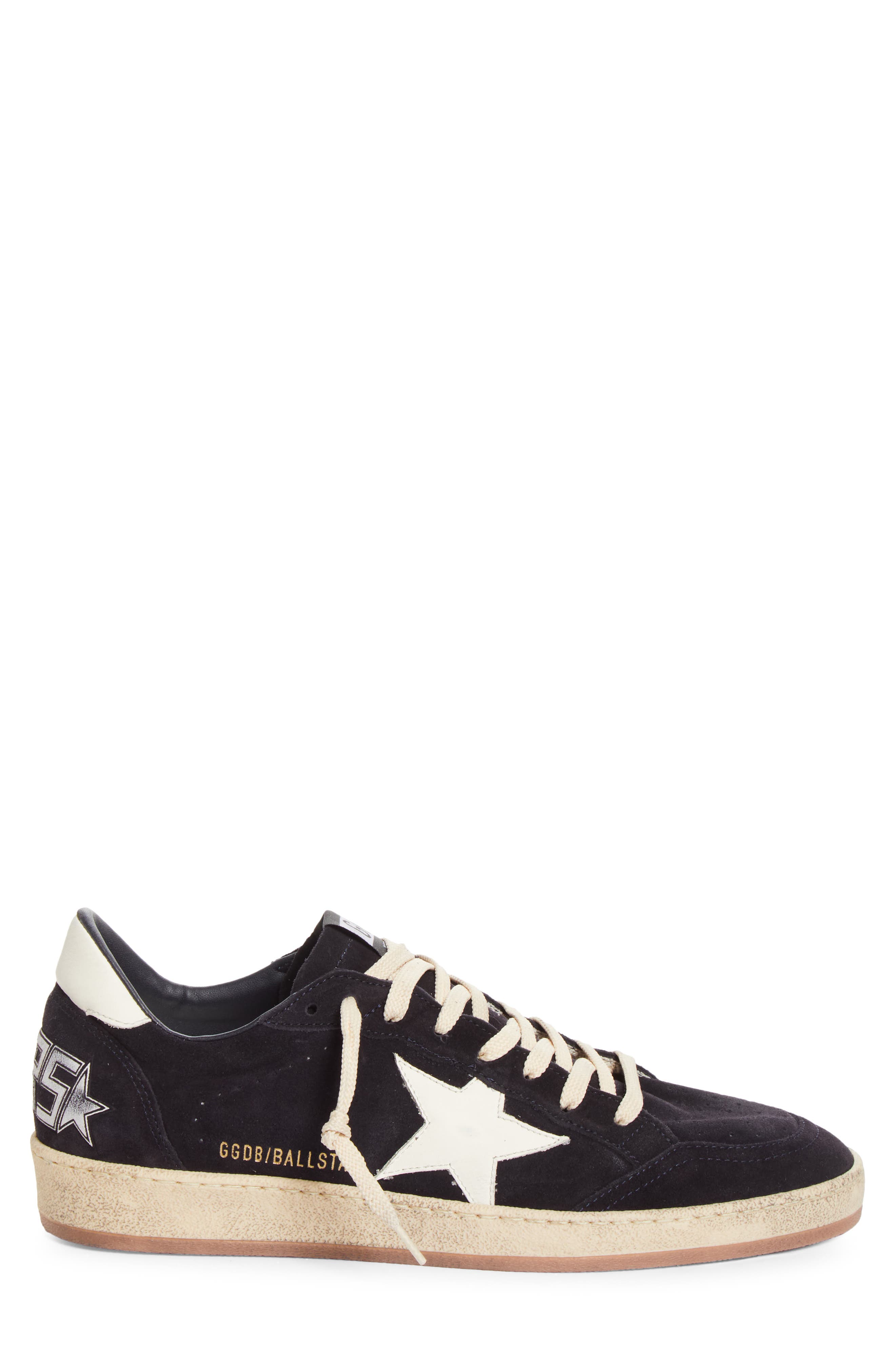 Golden Goose Ball Star Sneaker, Alternate, color, Dark Blue/White