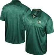 COLOSSEUM Men's Colosseum Green Colorado State Rams Honeycomb Raglan Polo