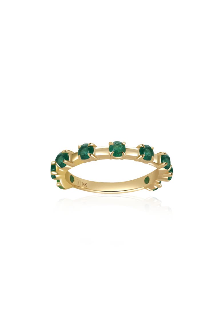 Floating Emerald Band Ring, Alternate, color, 14K YELLOW GOLD