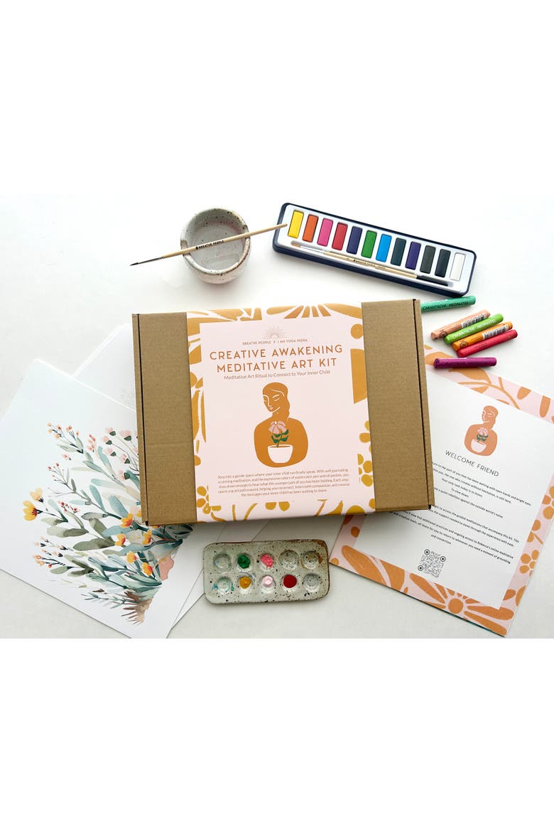 Creative Reawakening Meditative Art Kit, Main, color, Peach