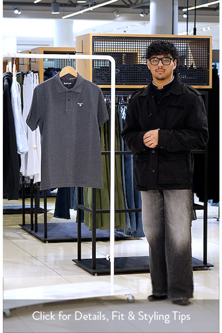 Regular Fit Tartan Piqué Polo video