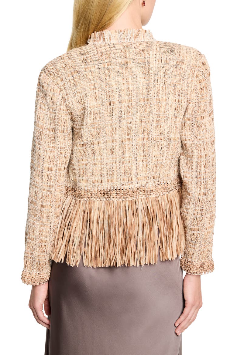 Cork Fringe Knit Jacket, Alternate, color, NEUTRAL MULTI