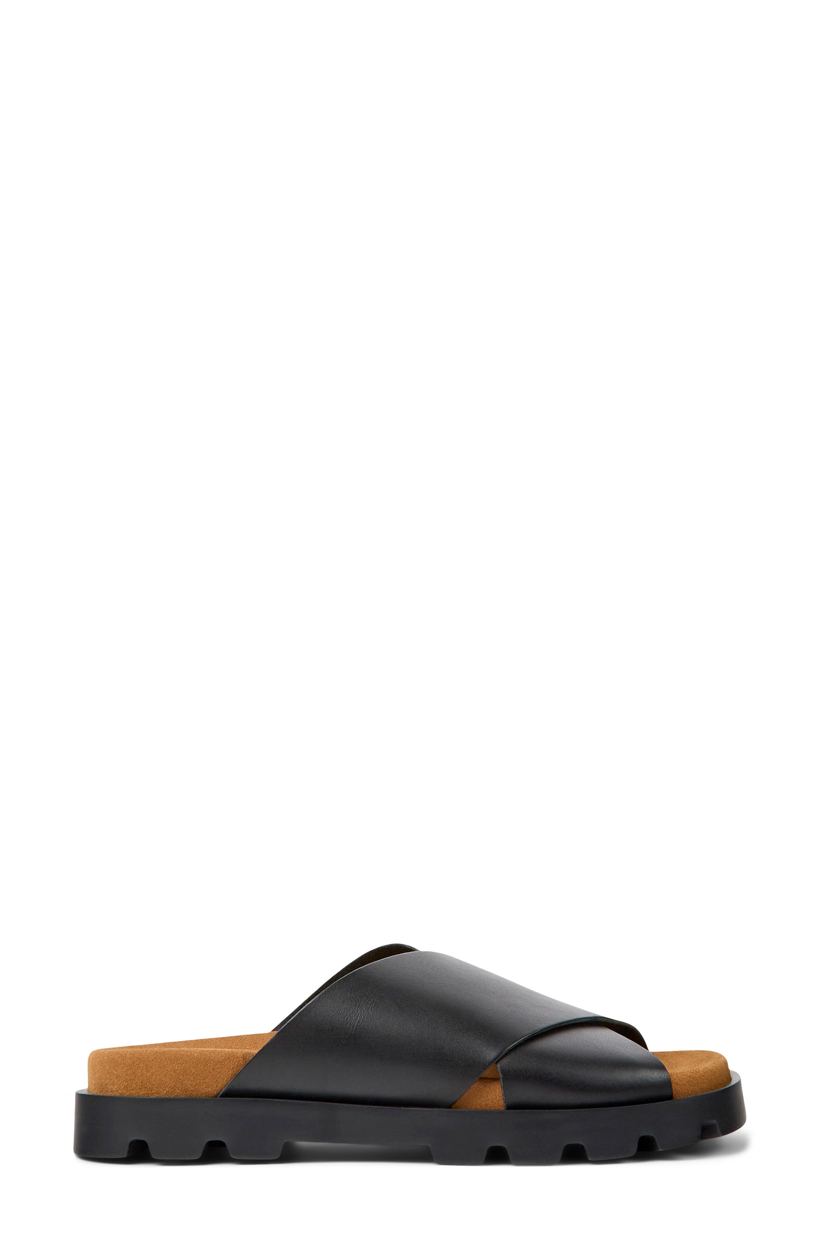 Camper Brutus Slide Sandal, Alternate, color, Black