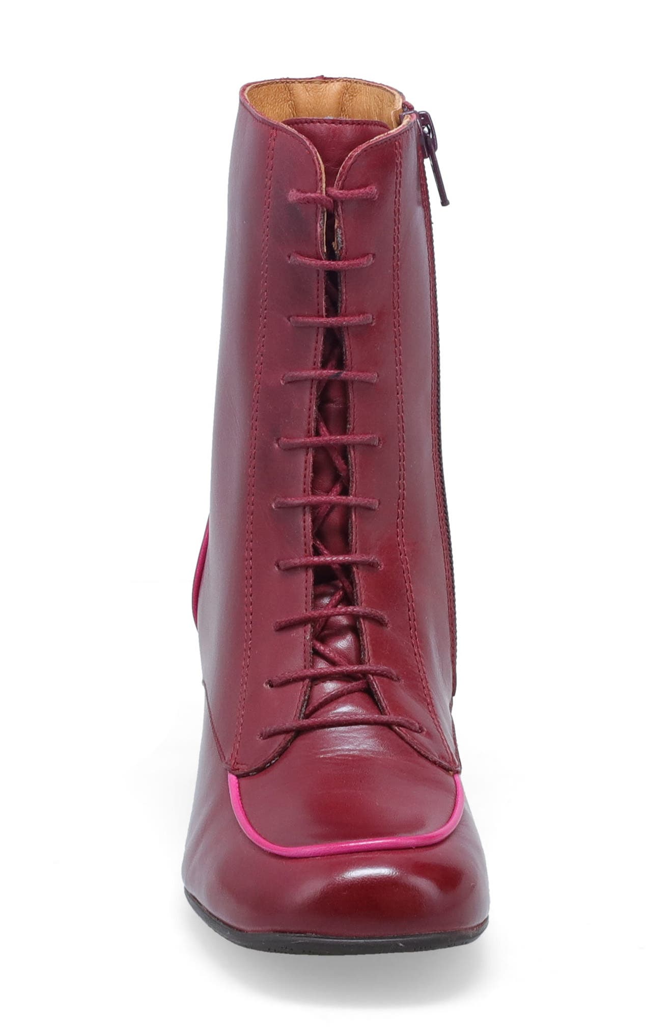 Syracuse Bootie, Alternate, color, BORDEAUX