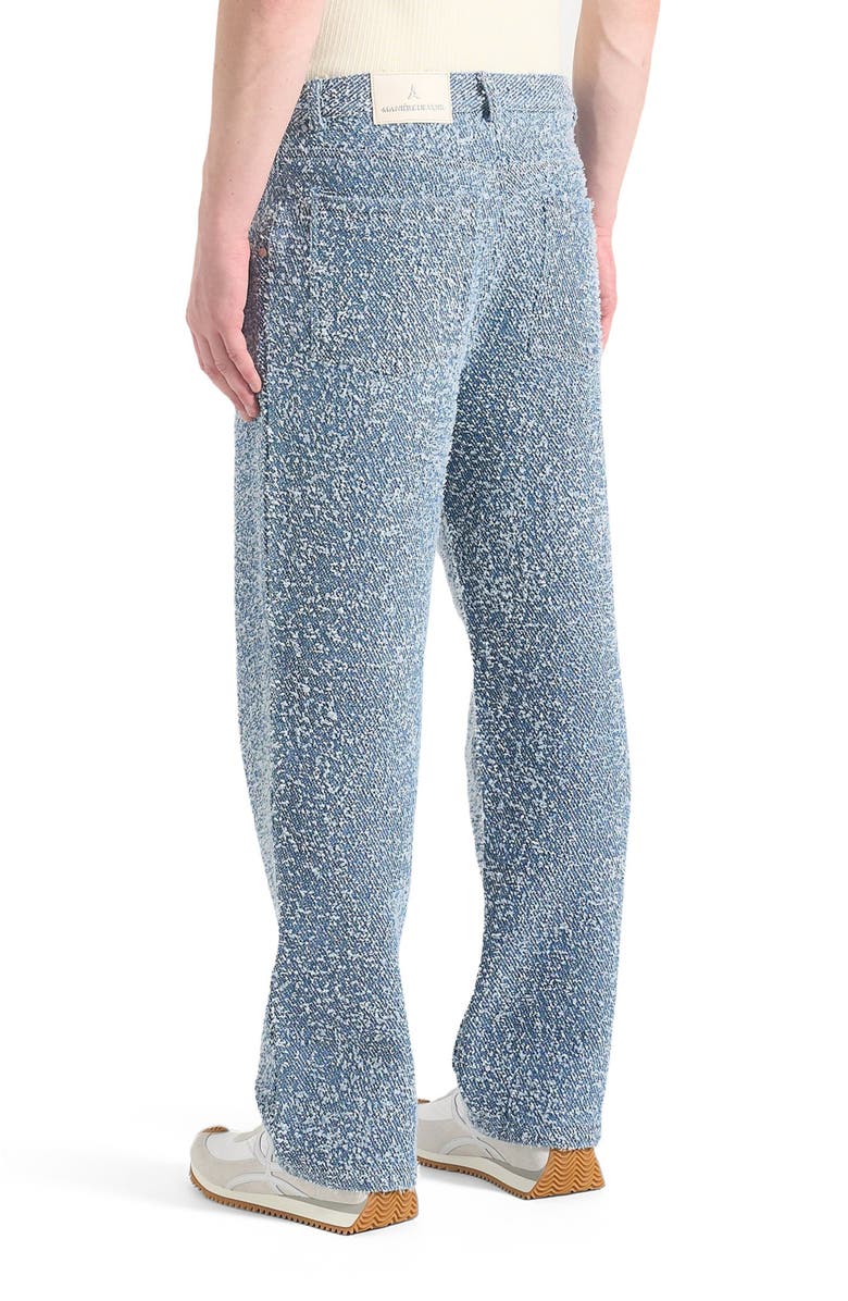 Manière De Voir Arnault Boucle Pleated Jeans, Alternate, color, Blue