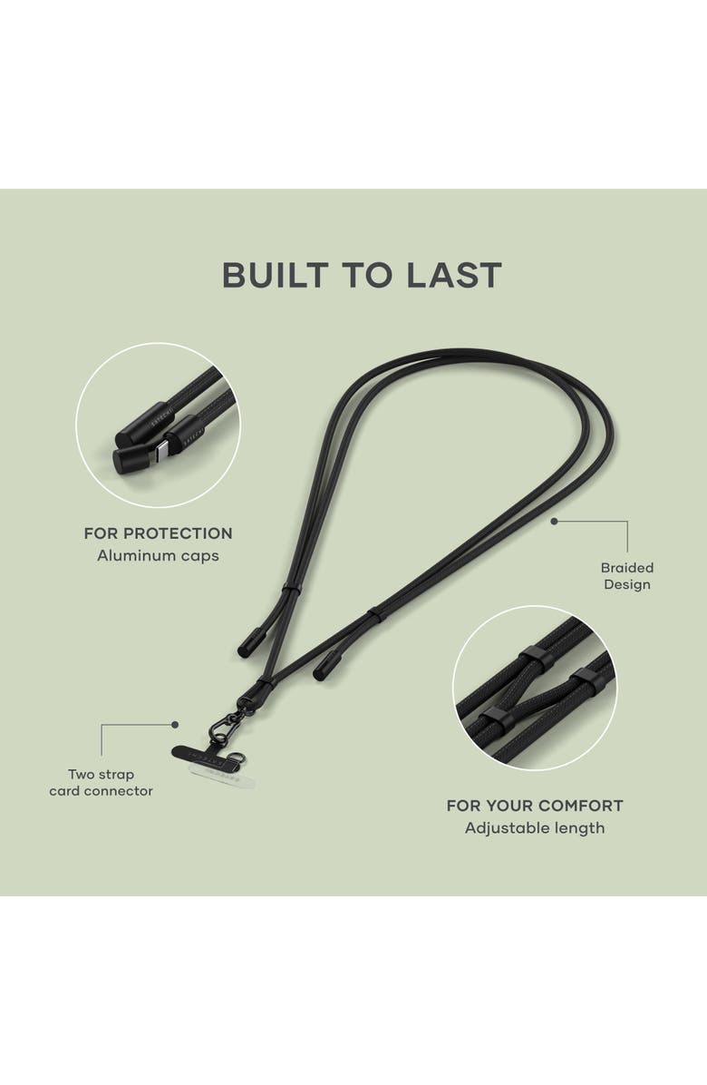 Satechi OntheGo USB C Lanyard Cable, Alternate, color, Black
