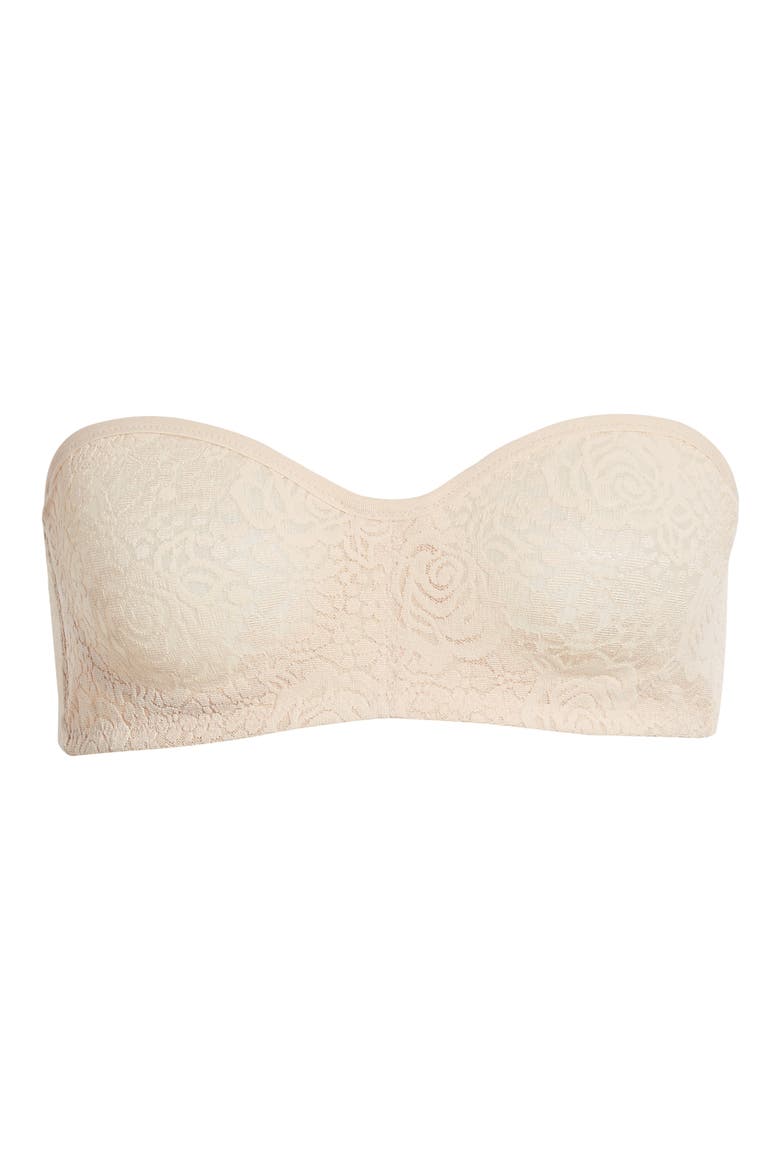 Halo Lace Underwire Strapless Bra, Alternate, color, NATURALLY NUDE