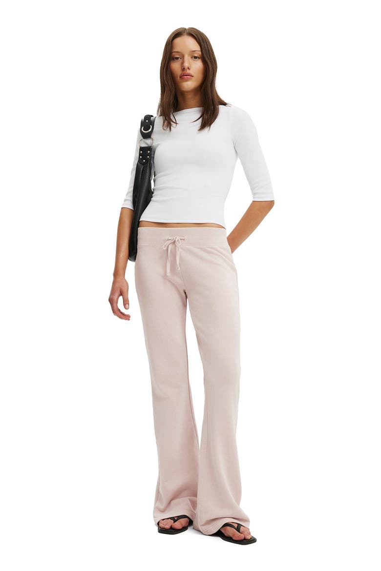 Women's Low Rise Bootleg Sweatpant, Alternate, color, Washed Spellbound