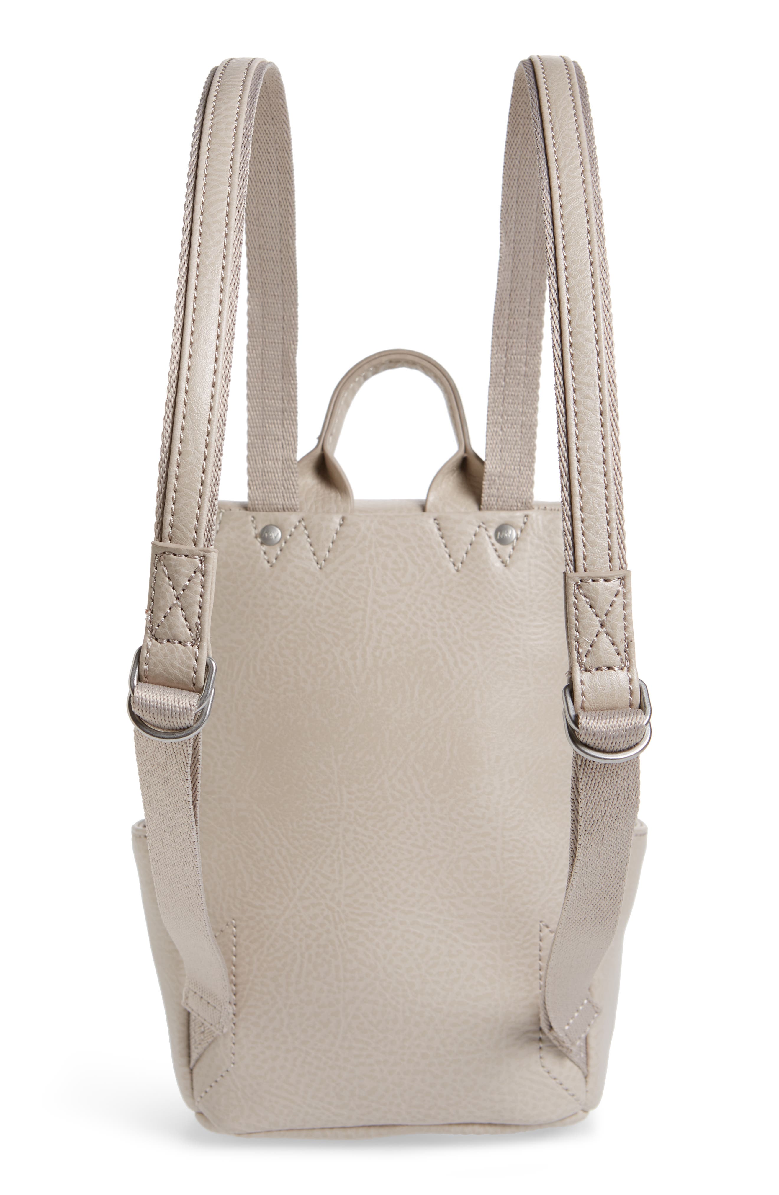 Matt & Nat Mini Brave Faux Leather Backpack, Alternate, color, 