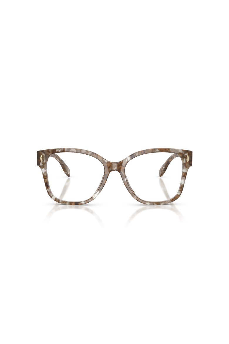 54mm Square optical glasses, Alternate, color, Brown