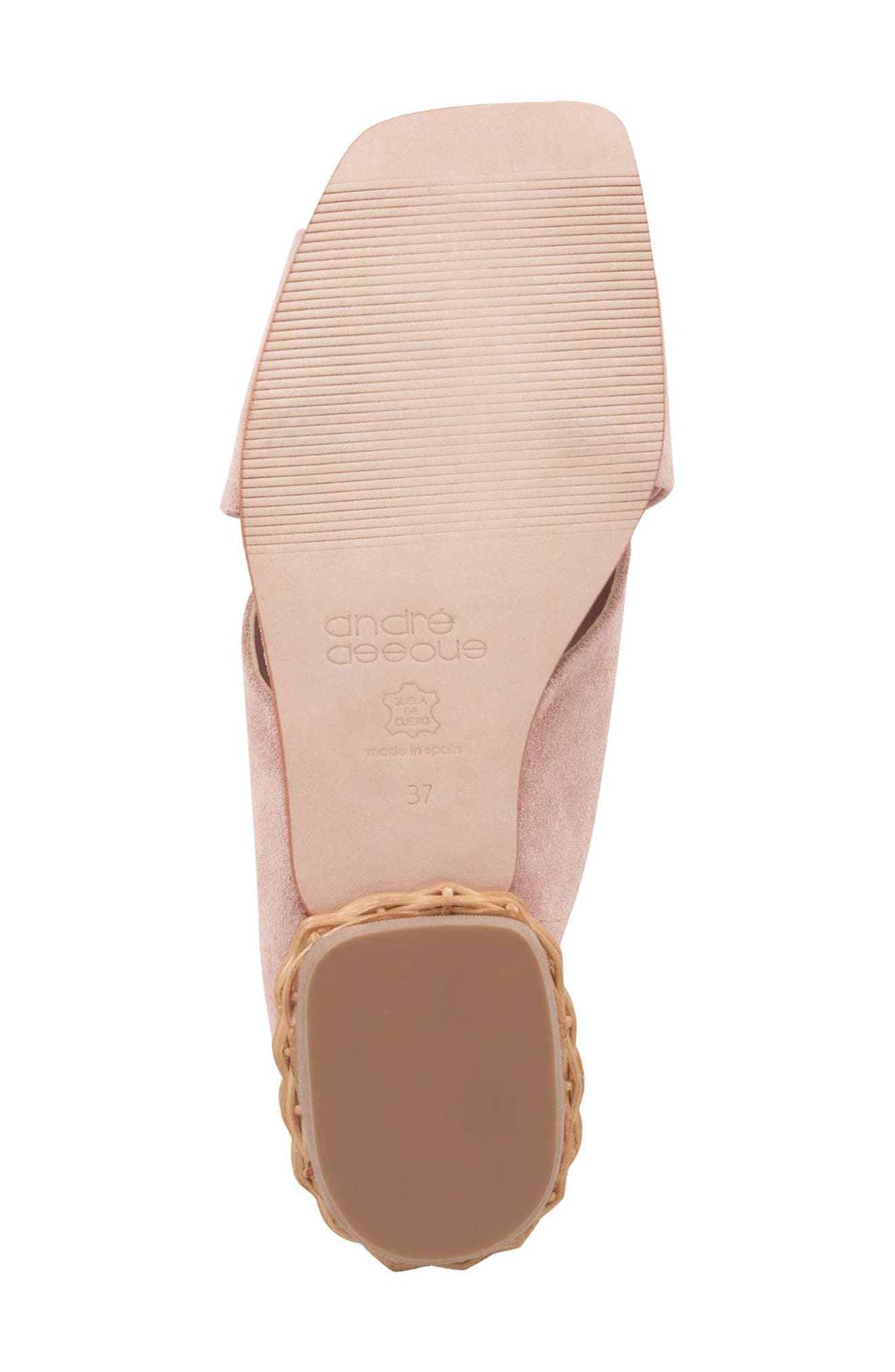 Willa Woven Heel Sandal, Alternate, color, BLUSH
