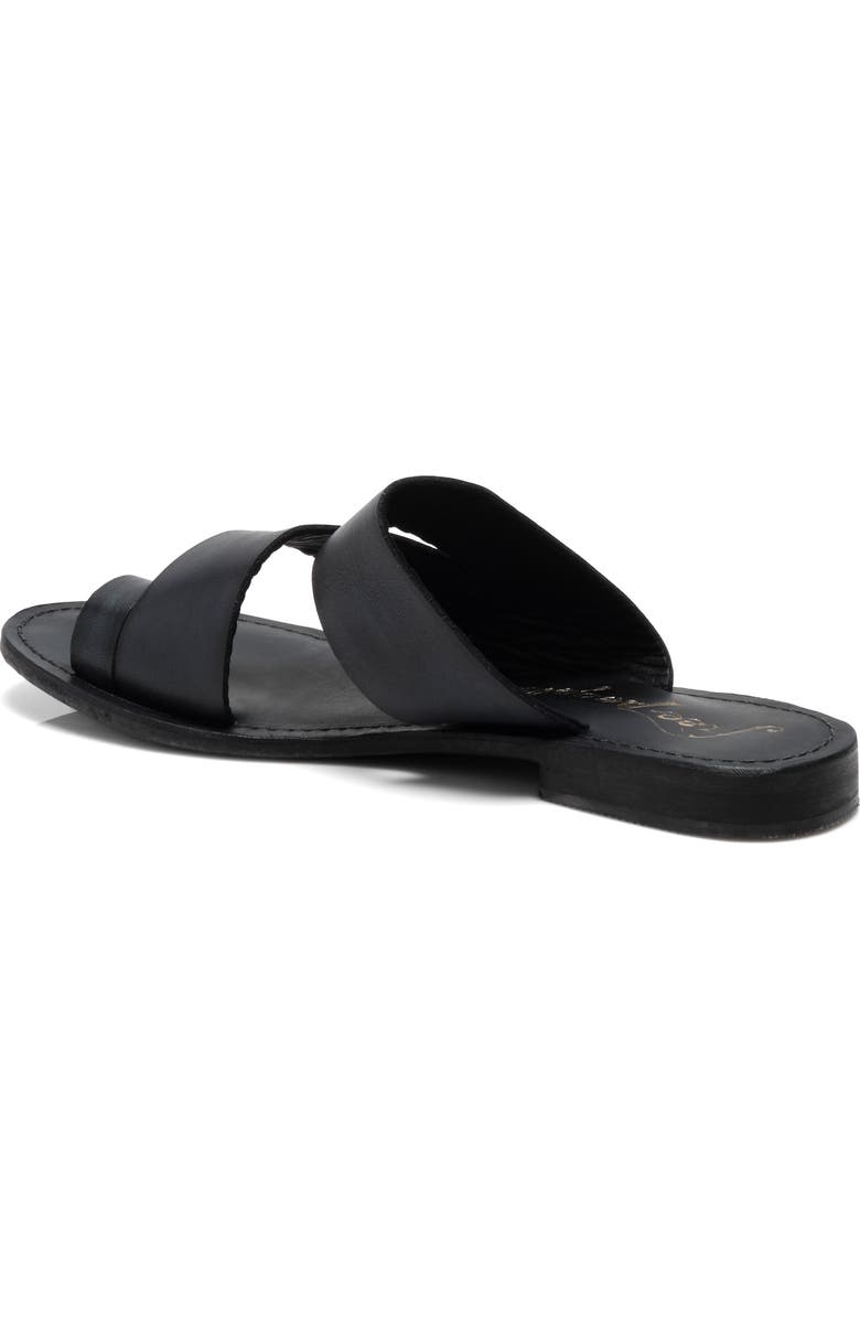 Free People Abilene Toe Loop Sandal, Alternate, color, Washed Black