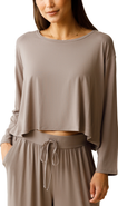 Kindred Bravely Aria Casual Long Sleeve Cropped Top