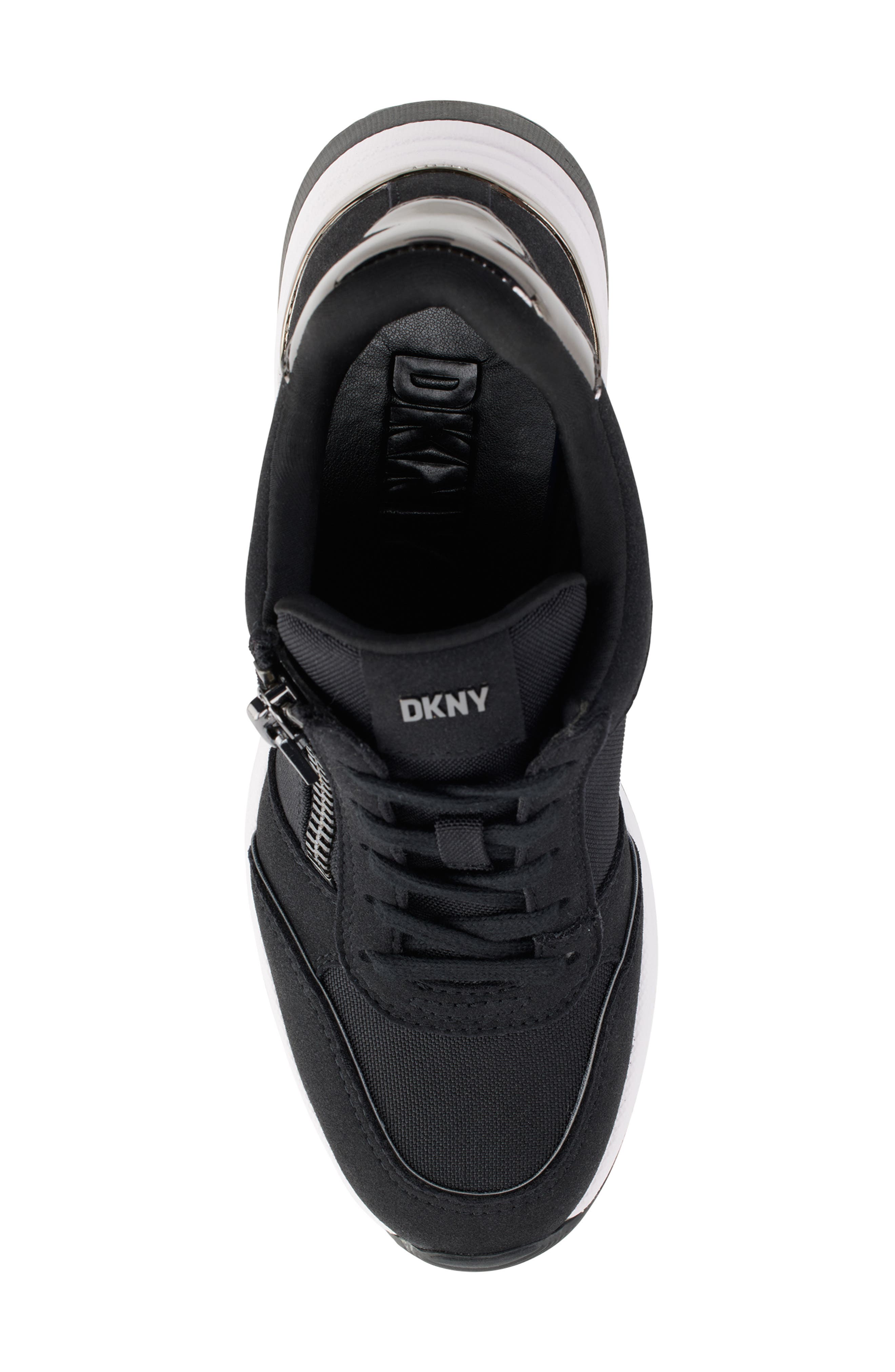 DKNY Kaden Wedge Sneaker, Alternate, color, 