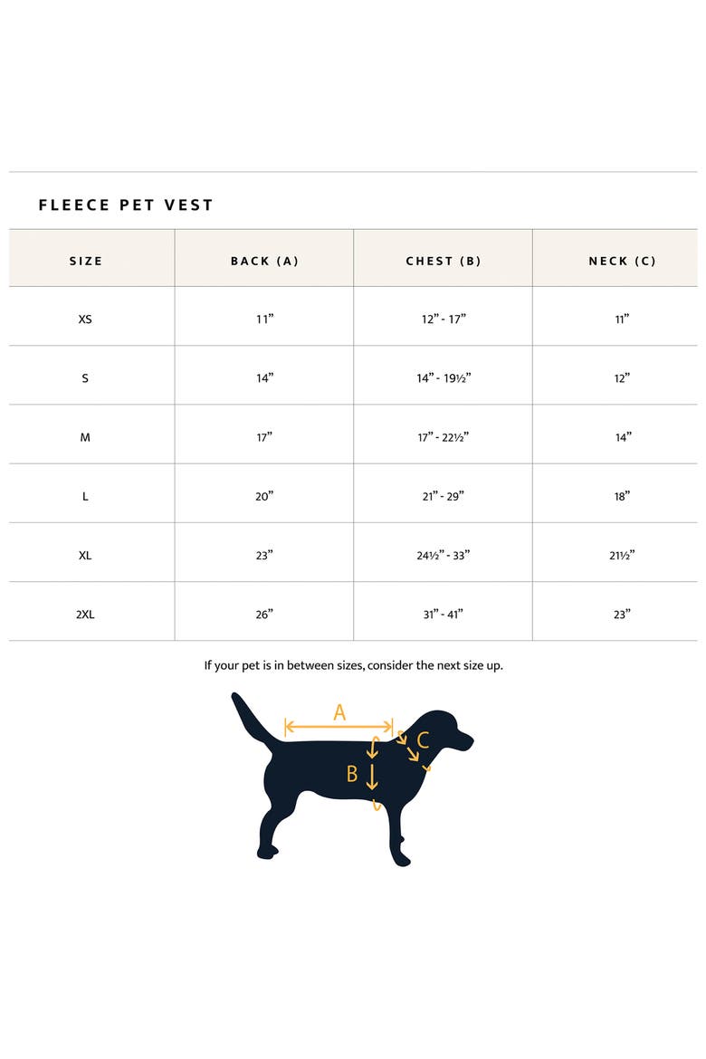 National Park Fleece Dog Vest, Alternate, color, YELLOWSTONE