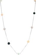 EFFY Sterling Silver Freshwater Pearl Station Necklace