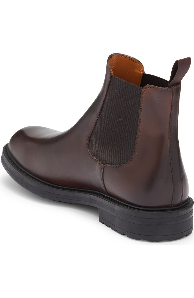 Magnanni Bonn Leather Chelsea Boot, Alternate, color, Marron