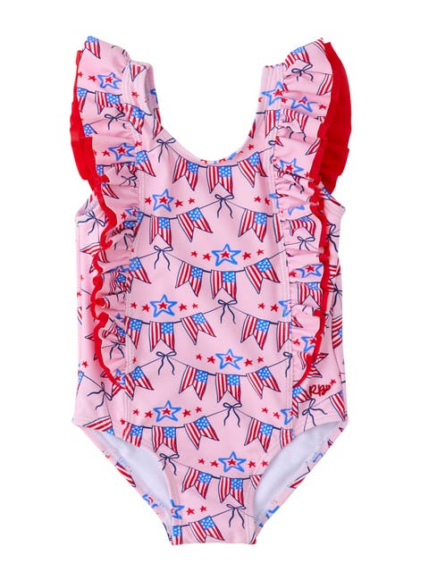 Girls UPF50+ Waterfall One Piece