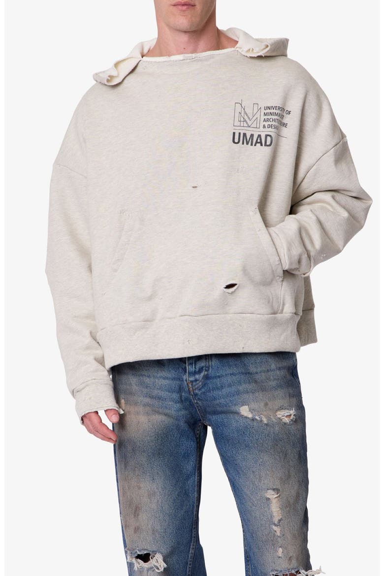 UMAD Graphic Thermal Hoodie, Alternate, color, HEATHER GREY