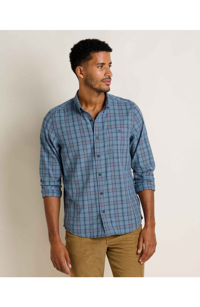 Toad & Co Men's Airscape Long Sleeve Shirt, Main, color, North Shore Check