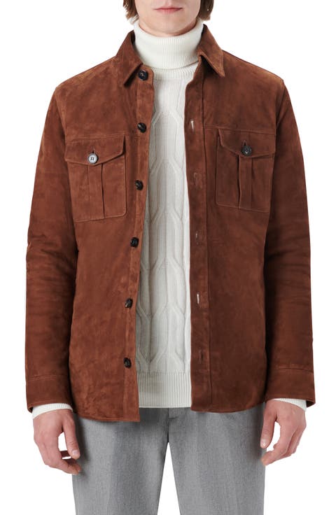 Suede Shirt Jacket