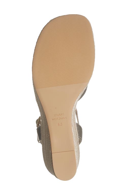 Shop Stuart Weitzman Miami Espadrille Wedge Sandal