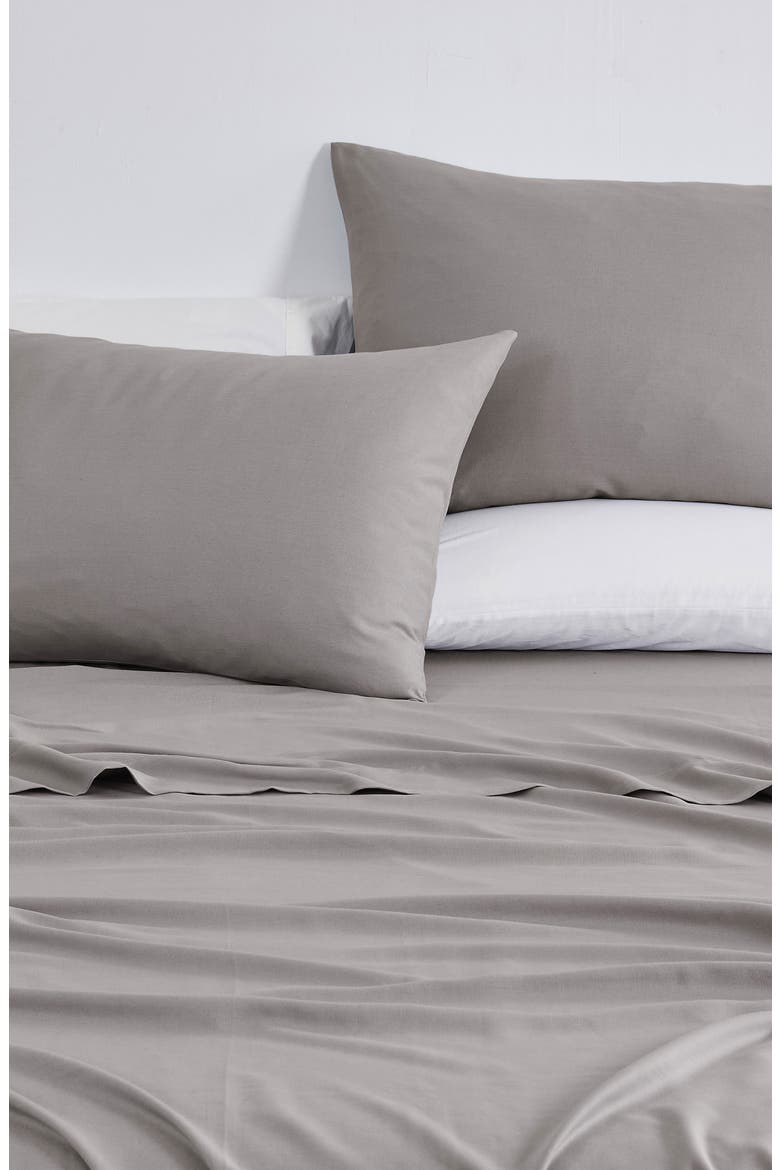 Tencel™ Blend Sheet Set, Alternate, color, GREY