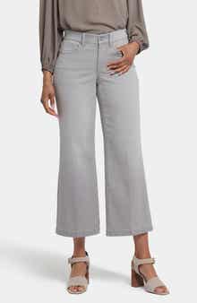 NYDJ Teresa Waist Match Ankle Wide Leg Jeans