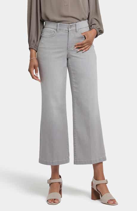 NYDJ Teresa Waist Match Ankle Wide Leg Jeans